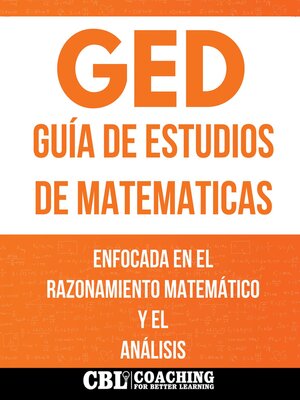 cover image of GED GUÍA DE ESTUDIOS DE MATEMATICAS